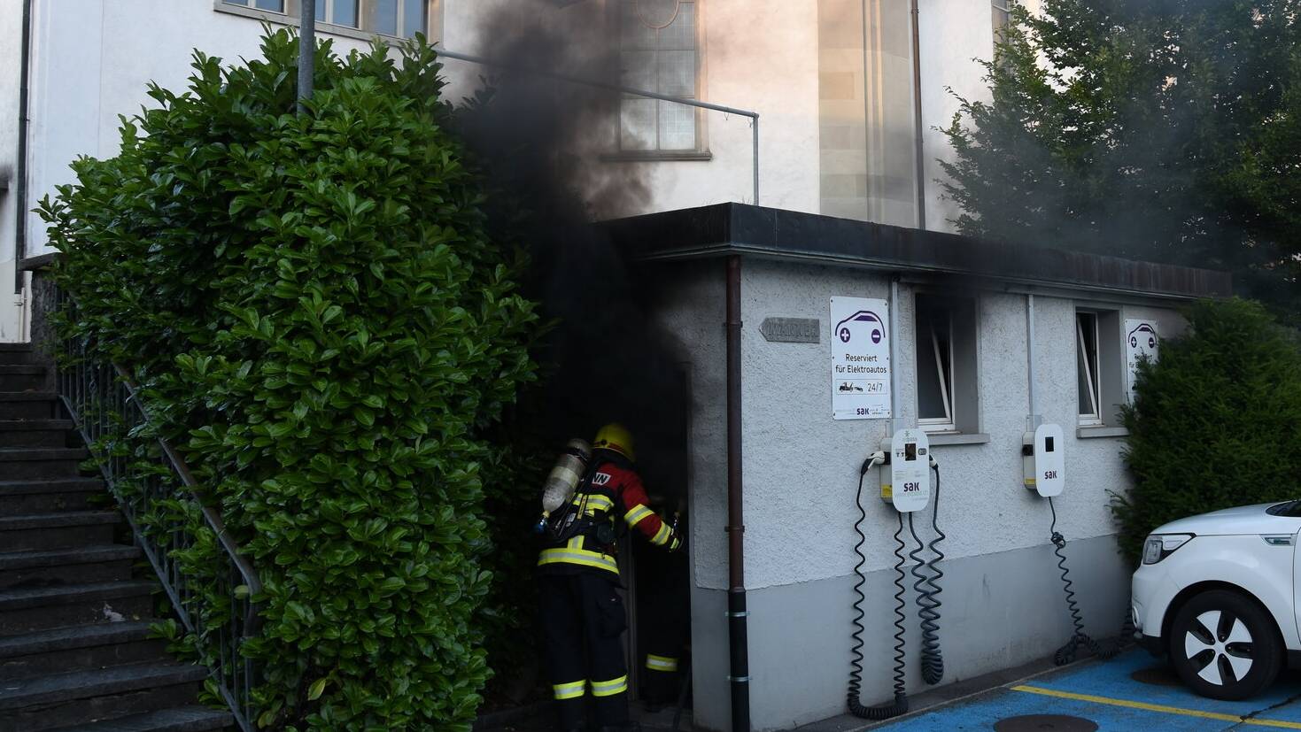 Die Kantonspolizei St.Gallen geht von Brandstiftung aus. 