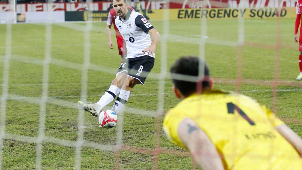 Anto Grgic trifft mittels Penalty zum 1:1