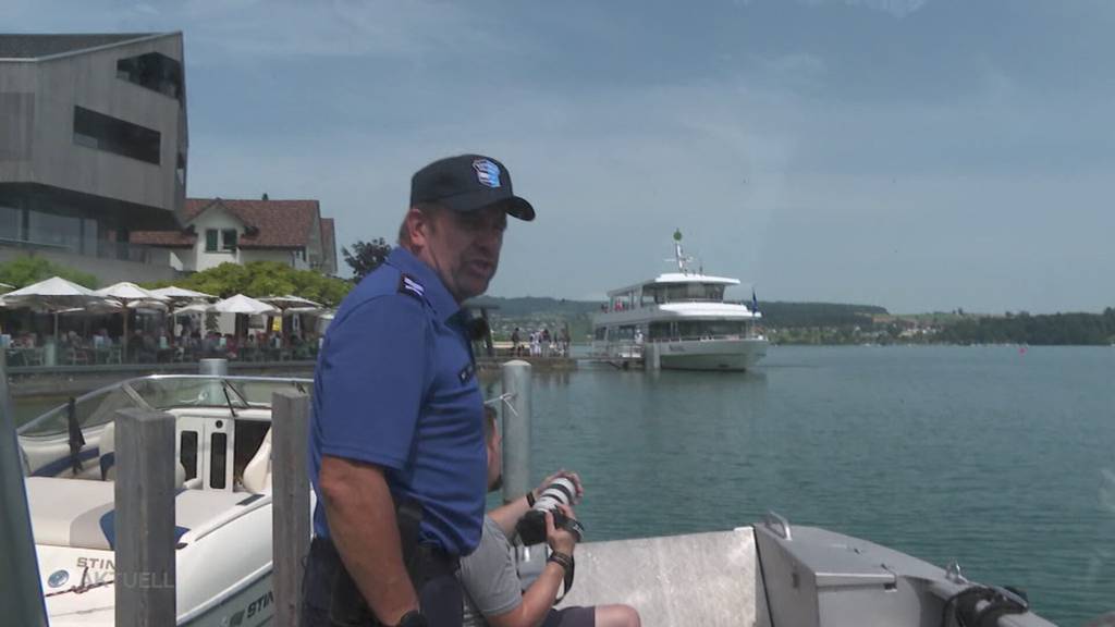 Sicherheit grossgeschrieben: Wir begleiten die Seepolizei auf den Hallwilersee