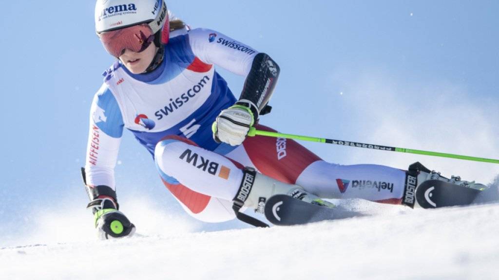 Camille Rast unterwegs zu ihrem Triumph an den Schweizer Meisterschaften