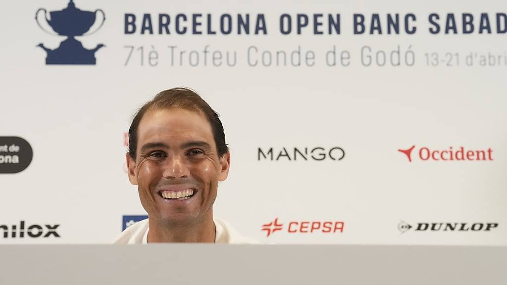 Rafael Nadal stellte sich am Montag in Barcelona den Medien