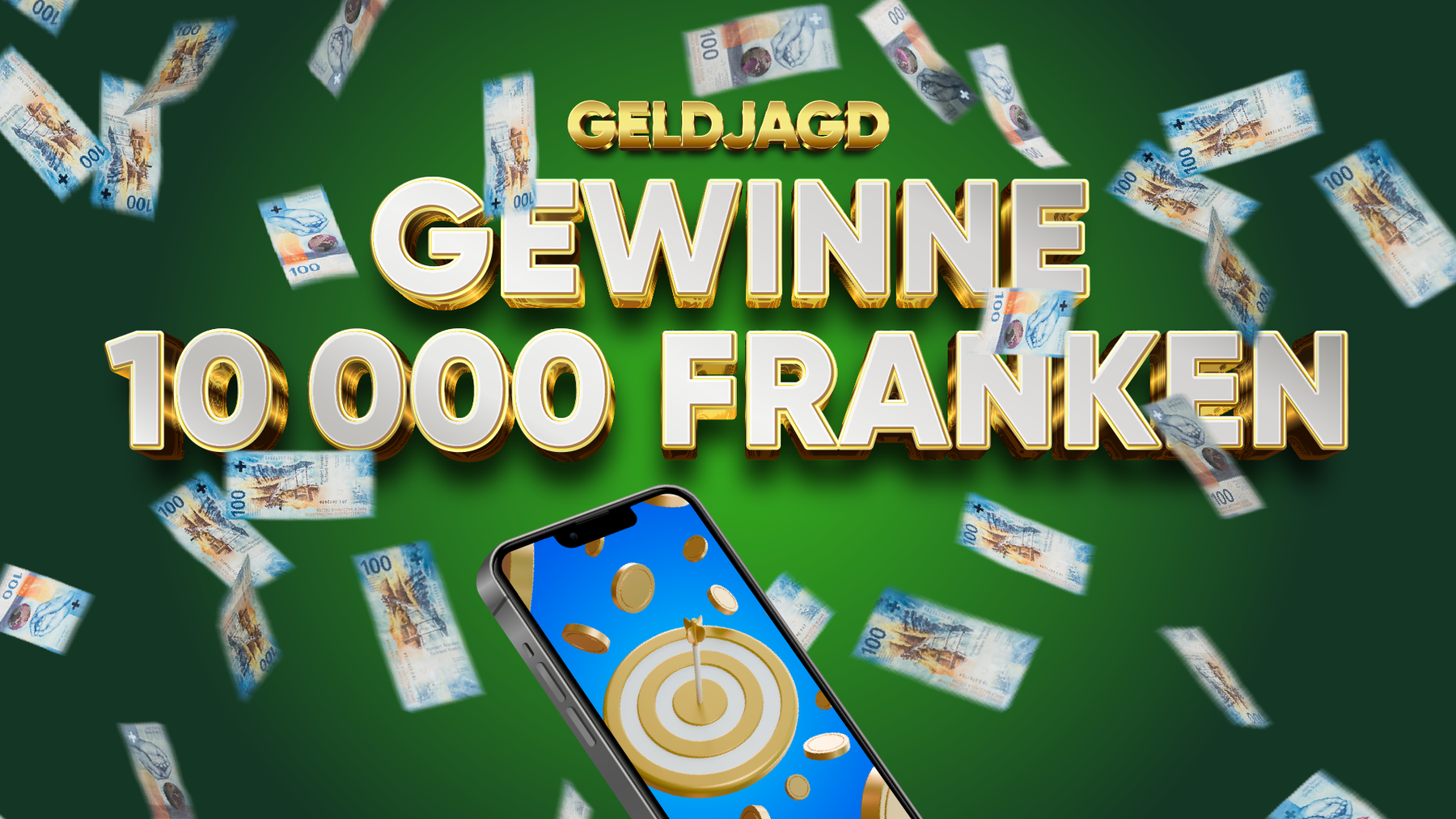 Gewinne ganz einfach 10'000 Franken.
