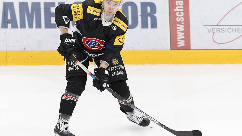 Fribourg-Gottéron - hier Topskorer Killian Mottet - hat als einziges Schweizer Team das Weiterkommen in  der Champions Hockey League schon auf sicher