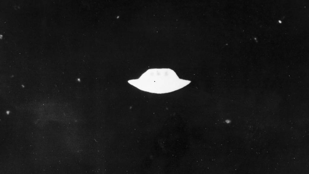 Aufnahme einer fliegenden Untertasse, die ein Schüler im Iran im Jahr 1978 vorgelegt hat. Er behaupte, es ein Ufo. (Archivbild)