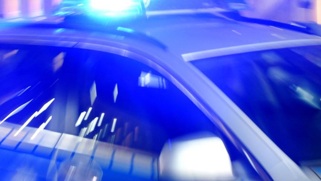 ARCHIV - Ein Streifenwagen der Polizei steht mit eingeschaltetem Blaulicht auf der Straße. Foto: Carsten Rehder/dpa