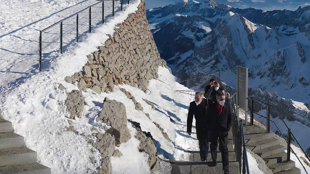 Bodenseekonferenz: Bundespräsident Cassis auf dem Säntis