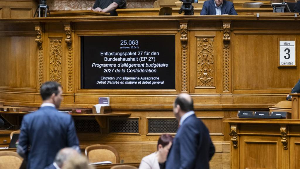 Der Nationalrat will die Bundesfinanzen nicht mit Mehreinnahmen entlasten, sondern setzt auf Ausgabenkürzungen. (Archivbild)