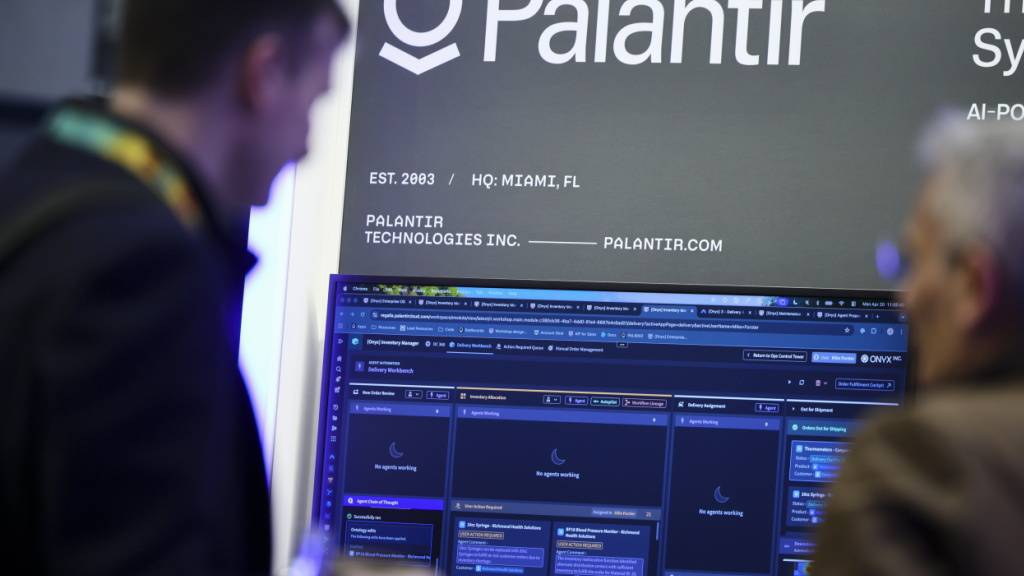 Palantir baute sich über Jahre den Ruf einer Firma auf, die Muster in grossen Datenmengen finden kann. (Archivbild)
