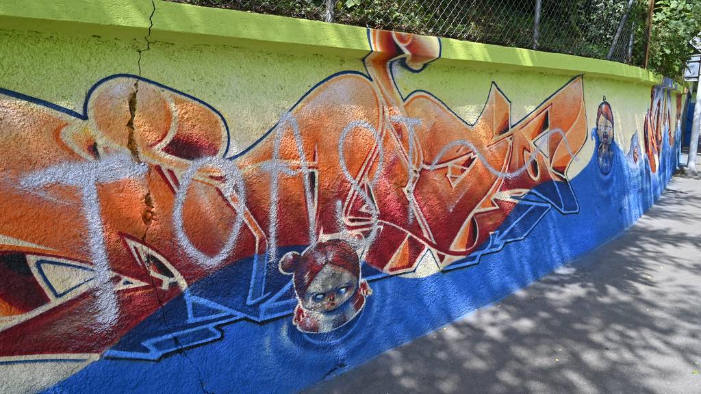 Graffiti in Grenchen versprayt