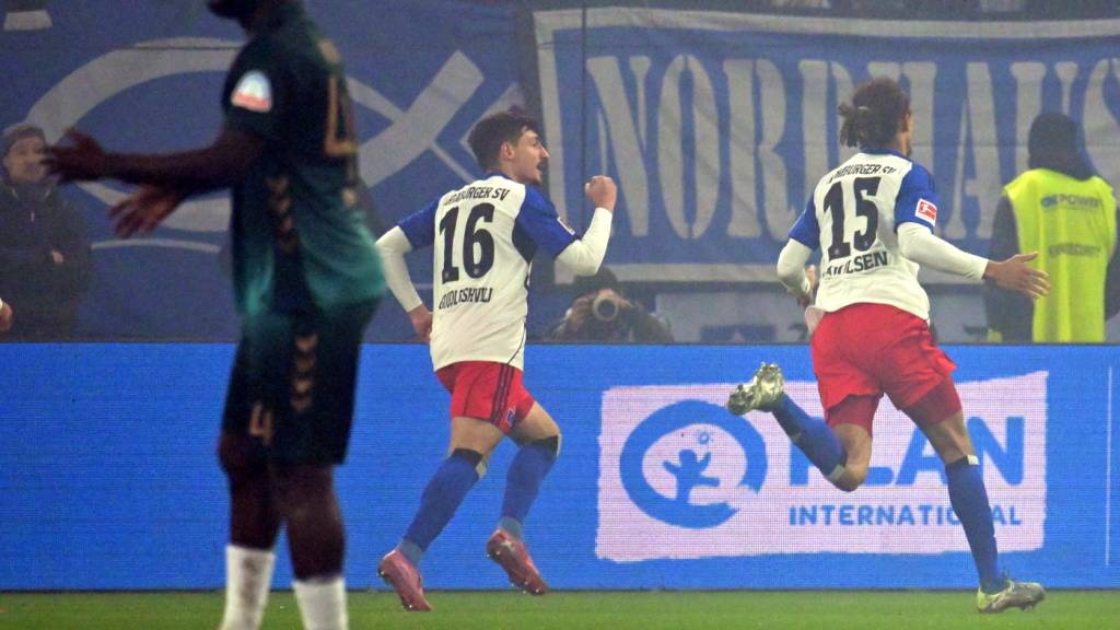 Yussuf Poulsen traf zum 3:2-Sieg des HSV