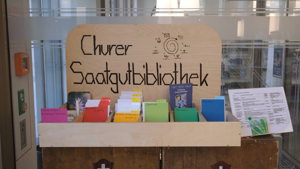 In der Saatgutbibliothek in Chur hat es bereits etwa hundert Sorten.
