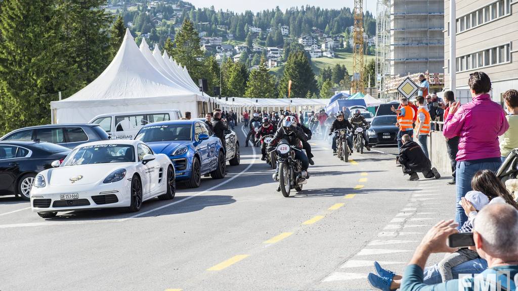 Auto- und Töfffans kommen dieses Wochenende in Lenzerheide auf ihre Kosten. (Bild: FM1Today/Fabienne Engbers)