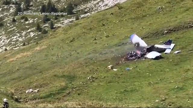 3 Tote nach Flugzeugabsturz im Wallis
