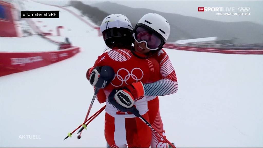 Doppelsieg von Michelle Gisin und Wendy Holdener