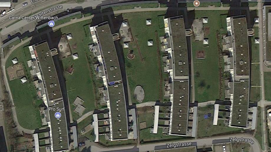 Das Wittenbacher Quartier Obstgarten (Printscreen: Google Maps)