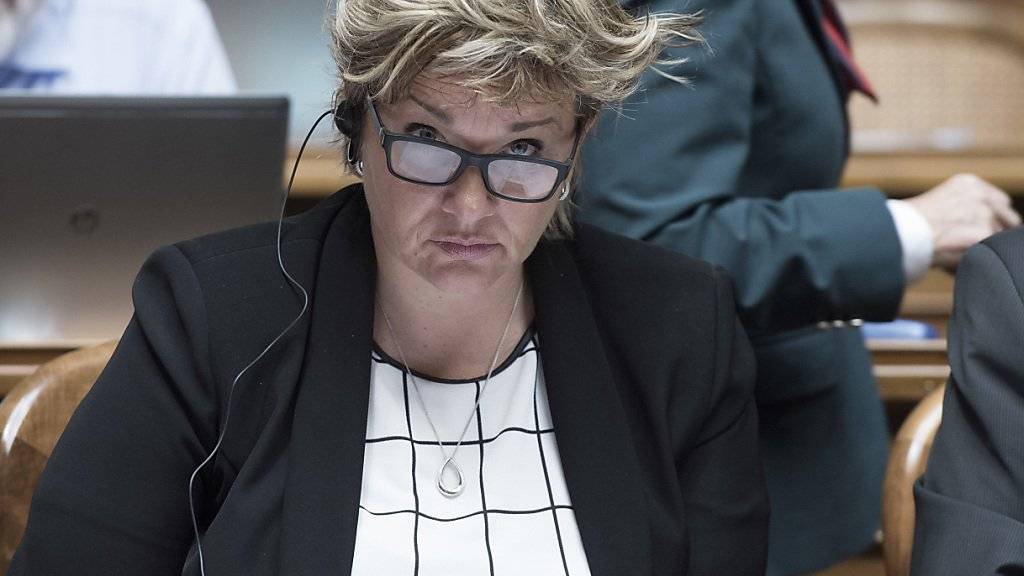 Unter den Zurücktretenden aus dem Nationalrat ist die Walliserin Géraldine Marchand-Balet (CVP). Sie will keine zweite Amtsperiode anhängen. (Archivbild)