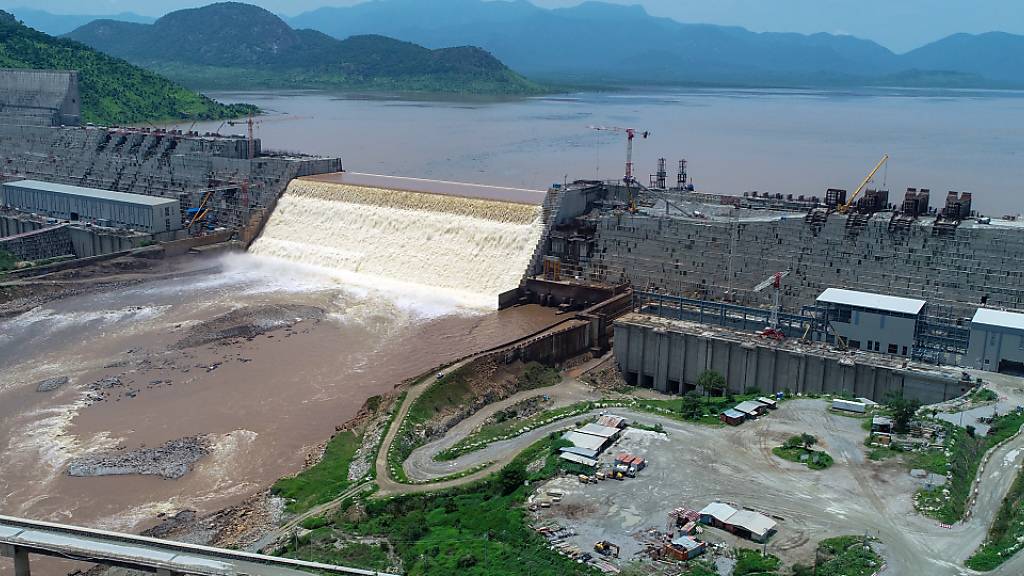Streitobjekt: Der Grand Ethiopian Renaissance Dam auf dem Blauen Nil in Äthiopien. Foto: Yirga Mengistu/Adwa Pictures Plc/dpa