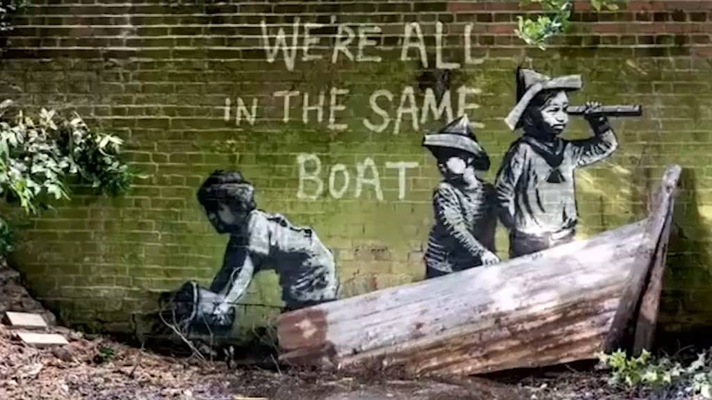 «Spraycation» – Banksy war wieder am Werk!