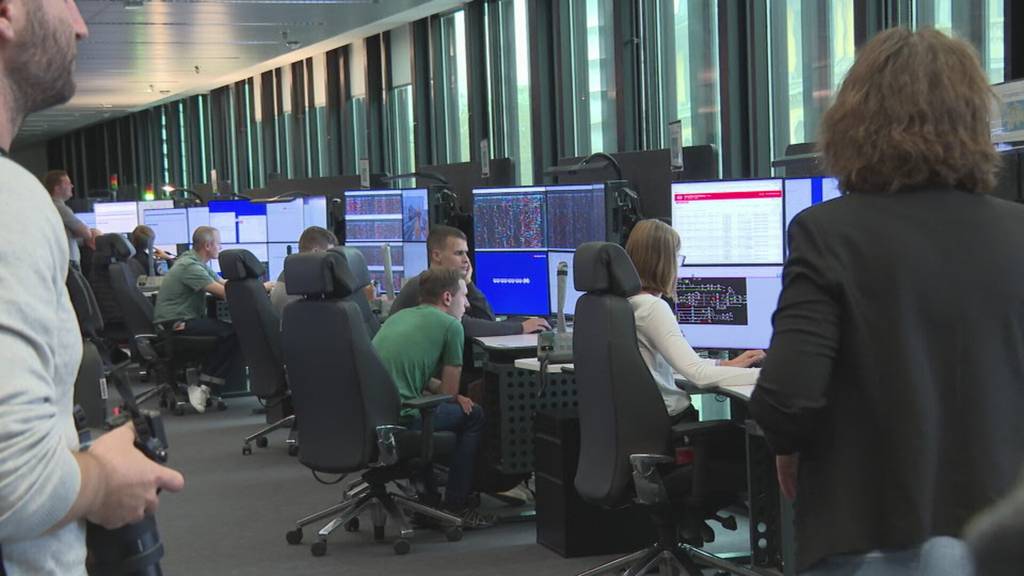 Einblick in die Krisen-Zentrale der SBB