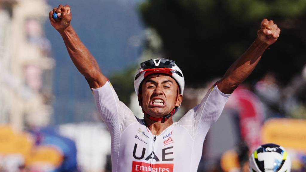 Jhonatan Narvaez jubelt schon zum dritten Mal an diesem Giro