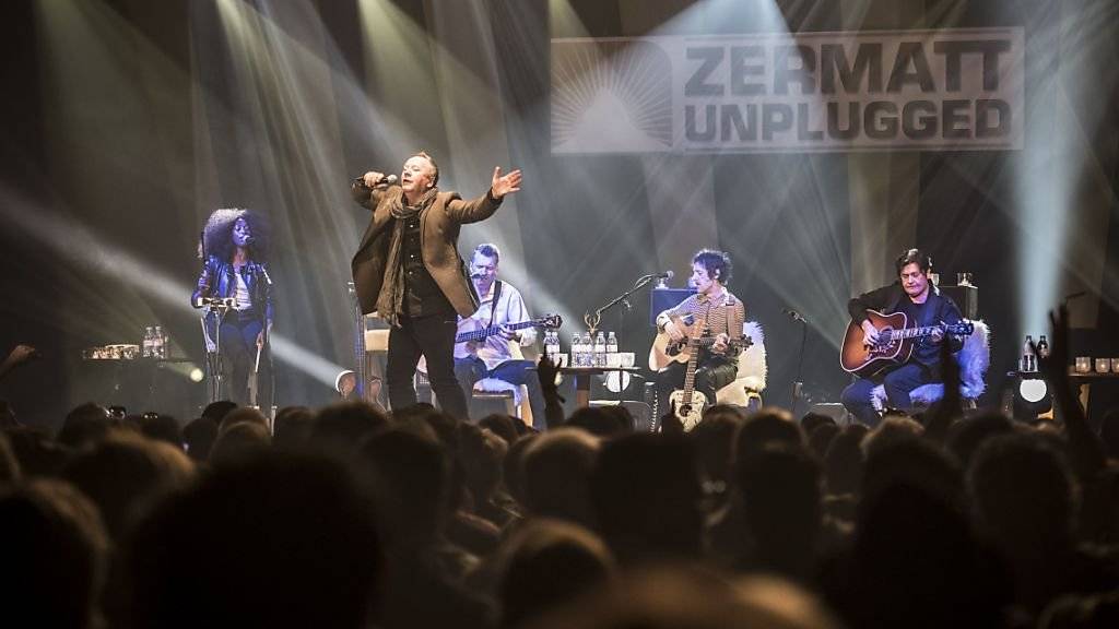 Die Simple Minds am Zermatt Unplugged, das am Samstagabend erfolgreich zu Ende gegangen ist. (z.V.g. vom Veranstalter © Rob Lewis Photography)