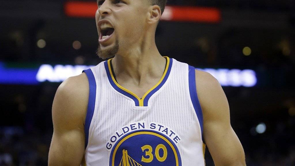 Stephen Curry erzielte gegen die Oklahoma City Thunder 33 Punkte