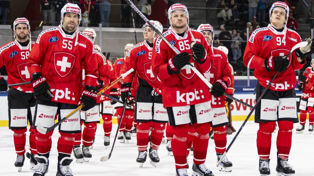 Noch wartet die Schweizer Eishockey-Nati auf ihren ersten Sieg im Stadion der Heim-WM 2026