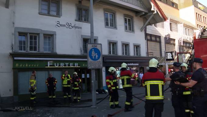 Missverständnis: Wieso es in einer Aarauer Bäckerei viel Rauch gab, obwohl diese geschlossen hatte