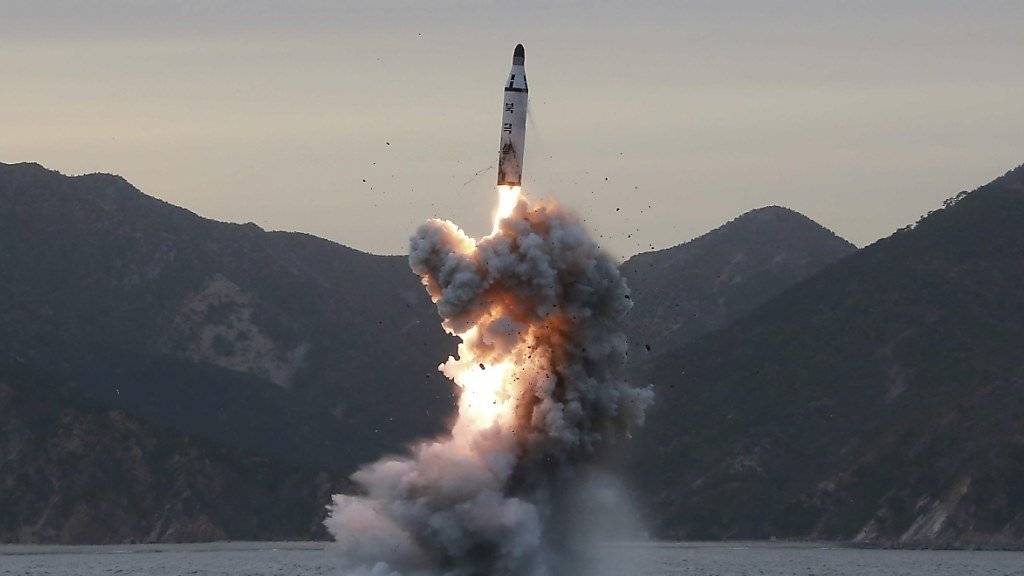 Nordkorea hat trotz aller internationaler Warnungen erneut eine Rakete abgeschossen. (Archivbild)