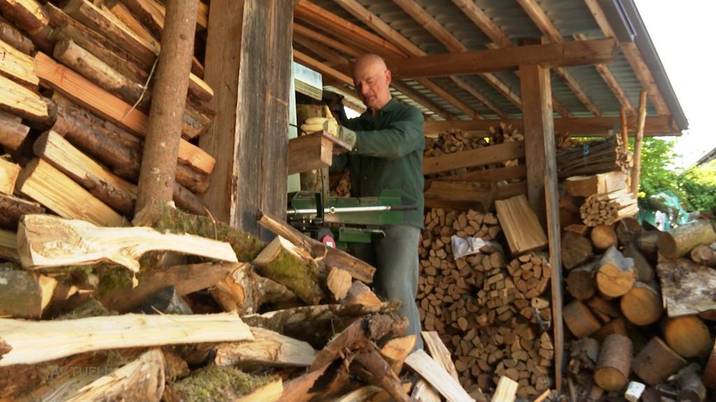 Walter Benz heizt sein Zuhause seit zwei Jahrzehnten mit selbstgesuchtem Holz