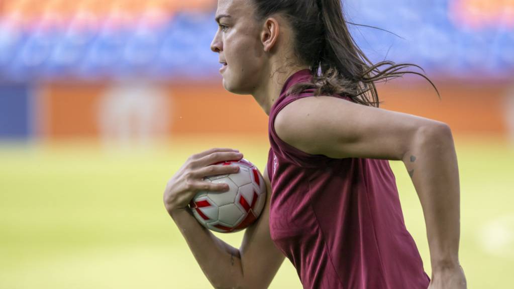 Das Training zahlt sich aus:  Riola Xhemaili lässt sich am vergangenen Wochenende als Torschützin feiern