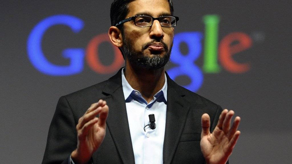 Google-Chef Sundar Pichai warnte vor der Öffnung einer «Hintertür» zu den Daten in den Smartphones. (Archiv)