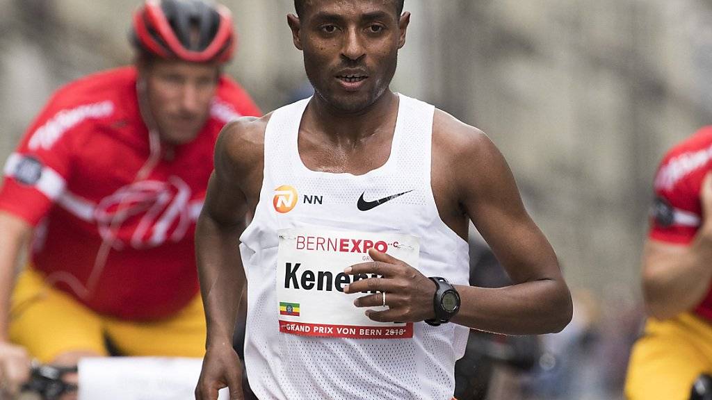 Prominenter Sieger des Grand Prix von Bern: der Äthiopier Kenenisa Bekele