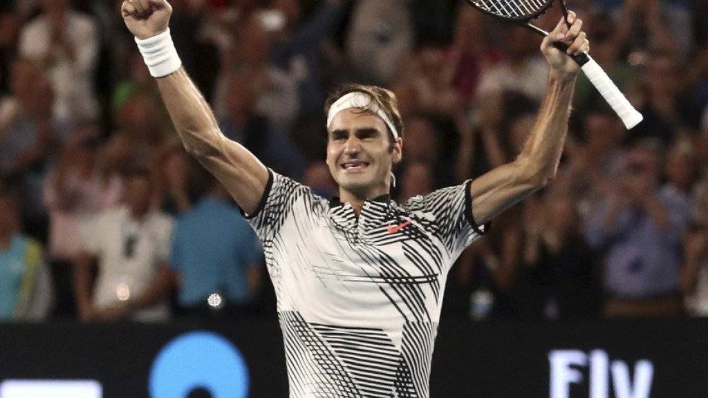 Der Grösste: Roger Federer jubelt - und wird in den weltweiten Medien bejubelt