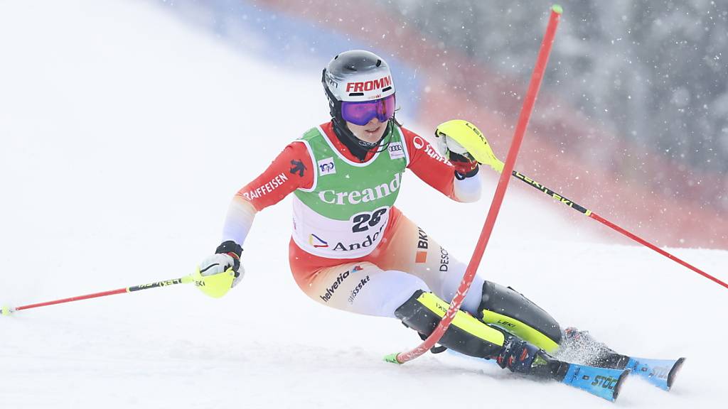 Nicole Good (hier im Slalom in Soldeu) erlitt bei ihrem Sturz unter anderem eine Gehirnerschütterung