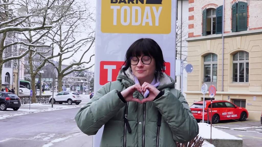 RADIO BERN1 verteilt «ein bisschen Liebe» auf Berns Strassen