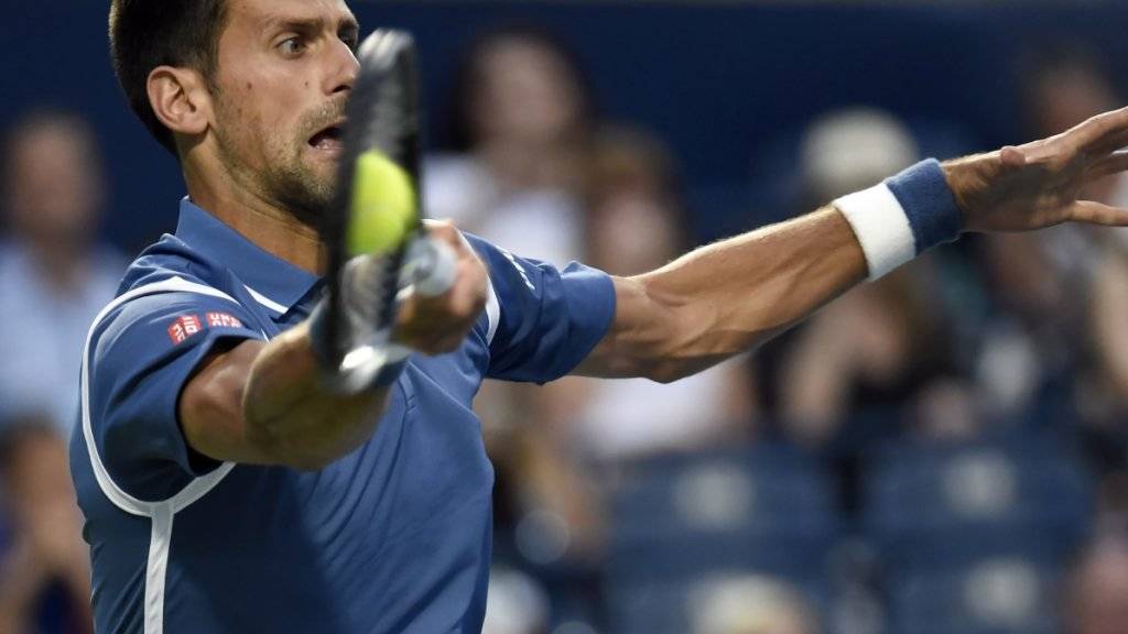In Toronto bislang alles im Griff: Novak Djokovic