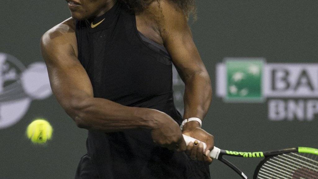 Serena Williams ist noch auf der Suche nach ihrer Topform