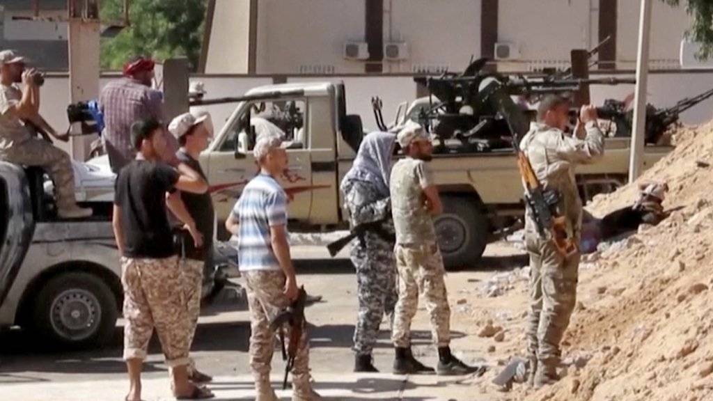 Kämpfer der neuen Einheitsregierung in Sirte.