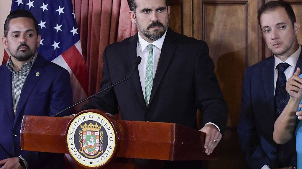 Nur noch bis am Freitagmittag im Amt: Puerto Ricos umstrittener Gouverneur Ricardo Rosselló. (Archivbild)