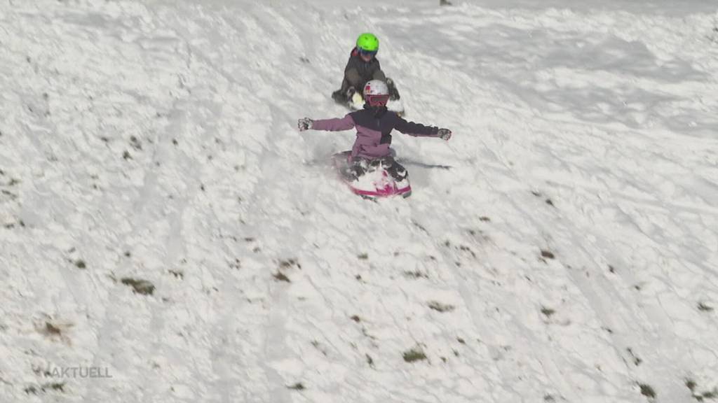 Winterstart auf dem Balmberg – nur der Skilift steht noch still