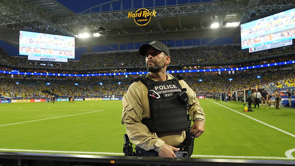 Bei dem Finale der Copa América in Miami waren am Sonntag mehr als 800 Polizeikräfte im Einsatz. (Archivbild)