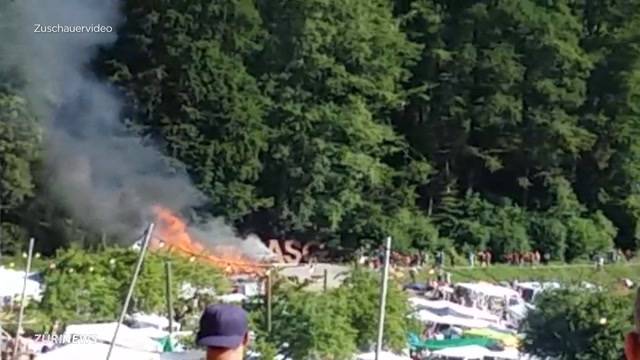 Brand am Openair St. Gallen: Feuerwehr unterbindet Schlimmeres