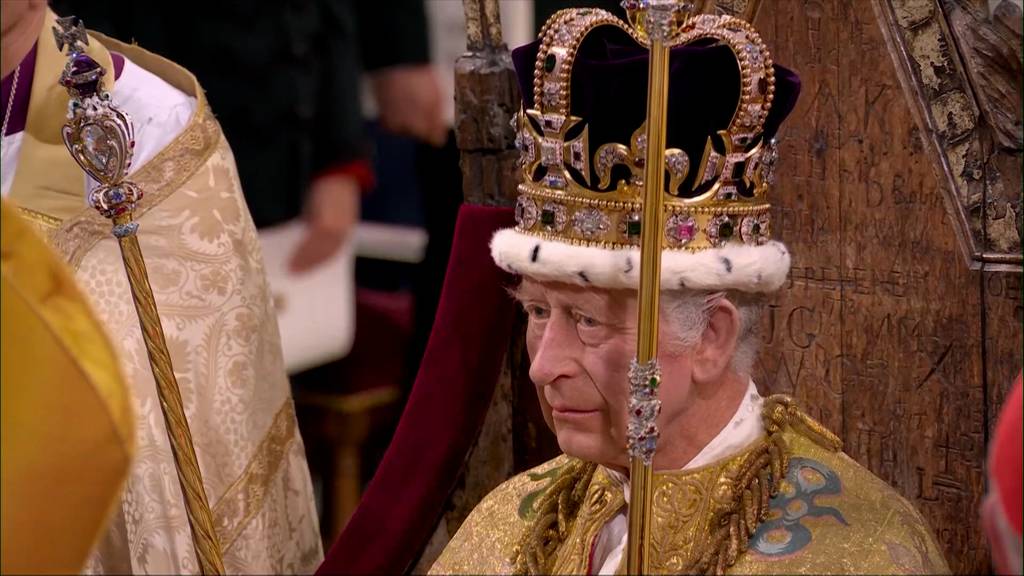 «God save the King»: Hier wird Charles III. zum britischen König gekrönt