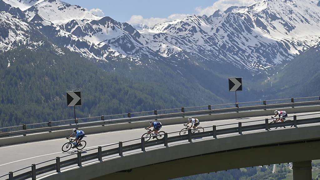 Immer für spektakuläre Bilder gut: die Tour de Suisse 2021 am Gotthard