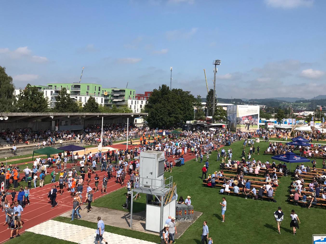 Steinstoss-Anlage am ESAF.