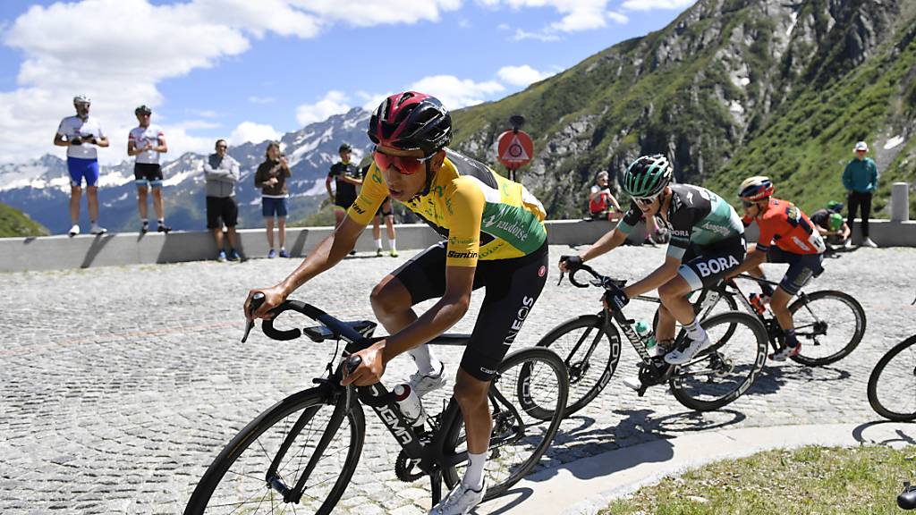 Tour de Suisse mit Bergankunft auf dem Gotthardpass