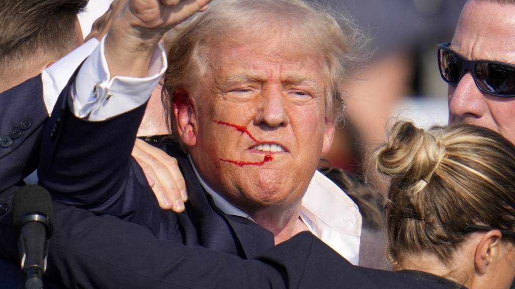 ARCHIV - Der ehemalige US-Präsident Donald Trump. Foto: Gene J. Puskar/AP/dpa