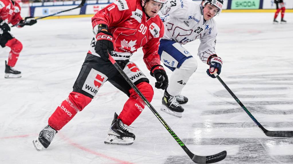 Erstes Engagement in Europa, doch beim letztjährigen Spengler Cup für das Team Canada im Einsatz: Anthony Richard (li.)