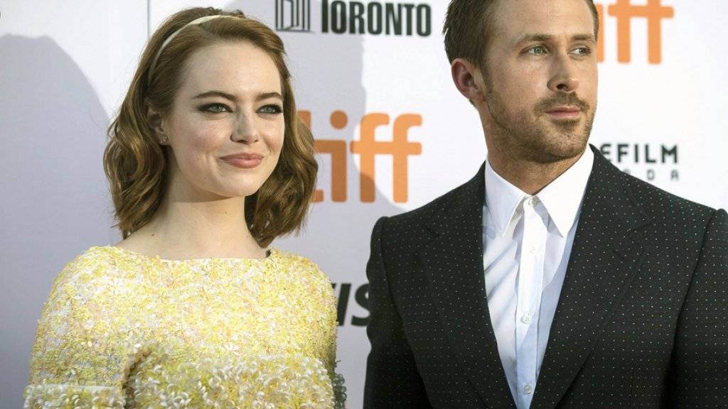 Ryan Gosling (r) und Emma Stone begeistern im Musical «La La Land» das Publikum des Filmfests in Toronto (Archiv)